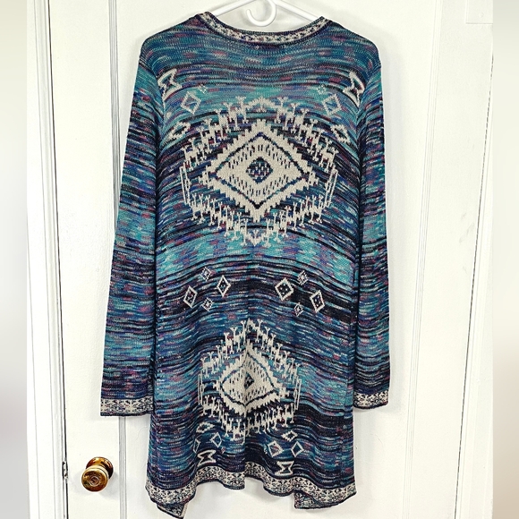 Aztec Pattern Cardigan - Picture 2 of 8